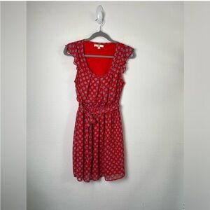 Ya Los Angeles Floral Silk Blend Dress